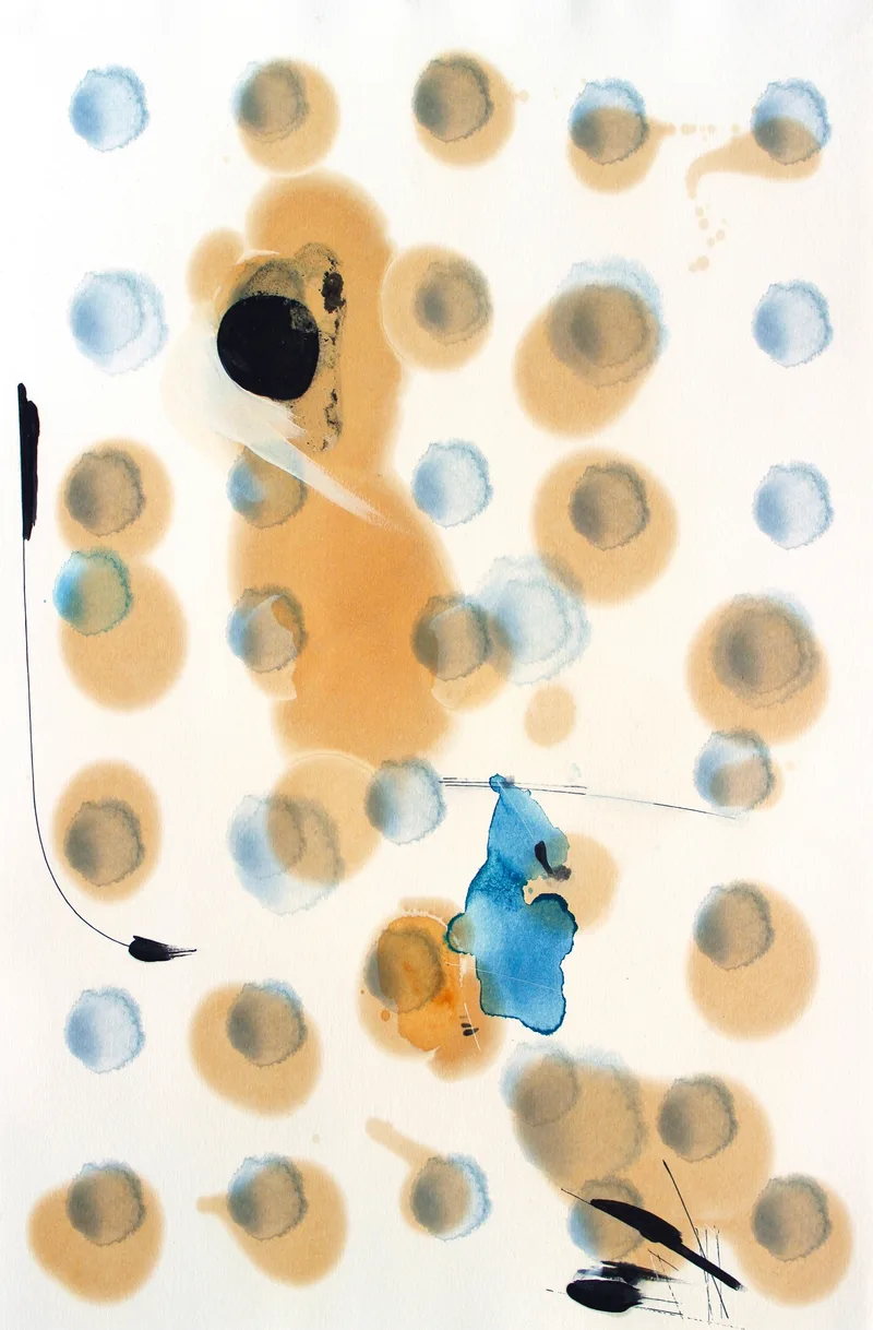 Johannes Heuer, Wodurch?, Aquarell, Inkjet, Öl