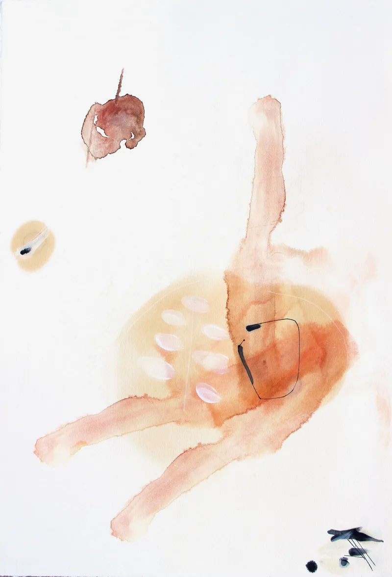 Johannes Heuer, Worüber?, Aquarell, Inkjet, Öl