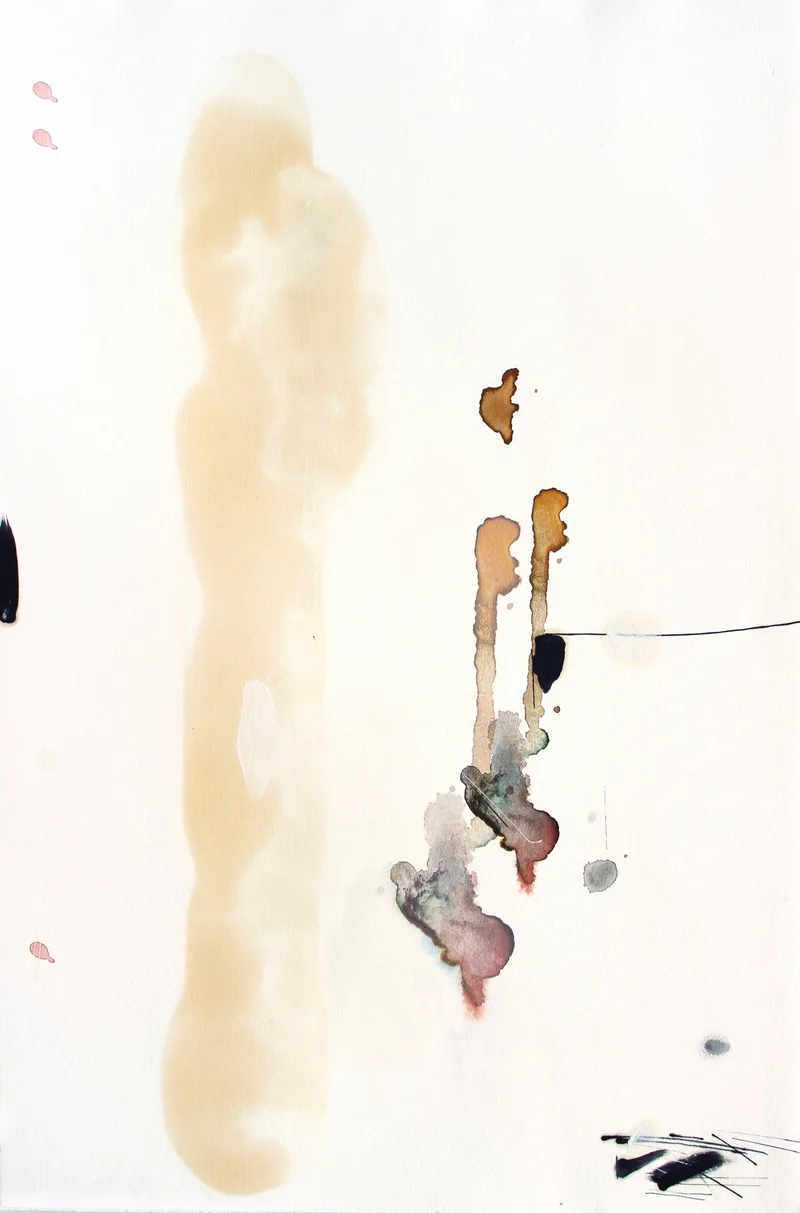 Johannes Heuer, Woher?, Aquarell, Inkjet, Öl