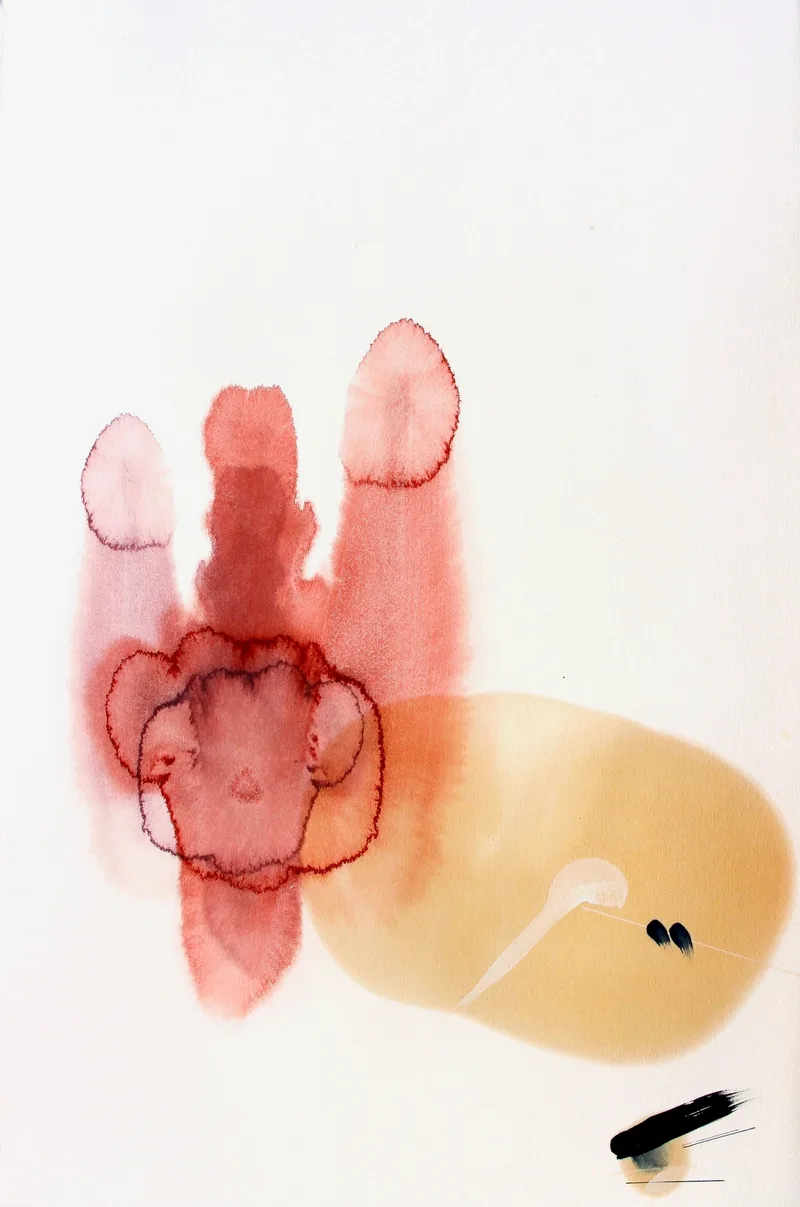 Johannes Heuer, Inwieweit?, Aquarell, Inkjet, Öl