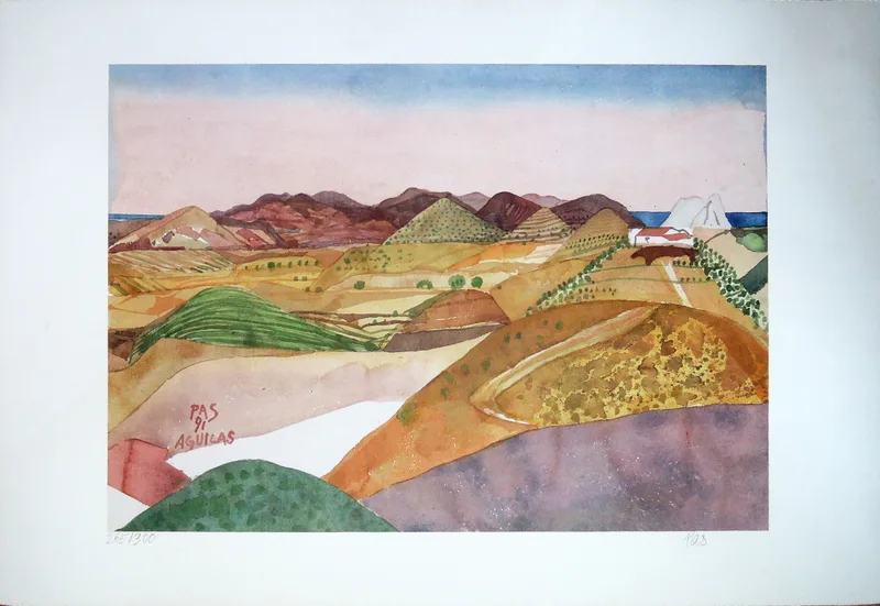 Herbert Pasiecznyk, Aguilas (Spanien), Lithographie