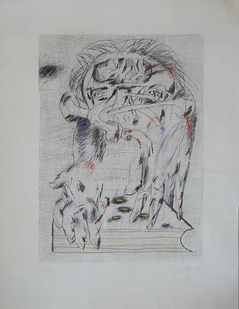 Karl Anton Fleck, Der Editor, Lithograph