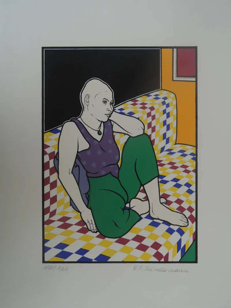 E.F.Sundermann, Untitled, Giclée print