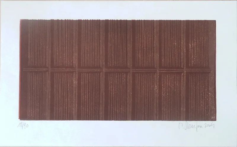 Martin Staufner, Schokolade, Colour lithograph