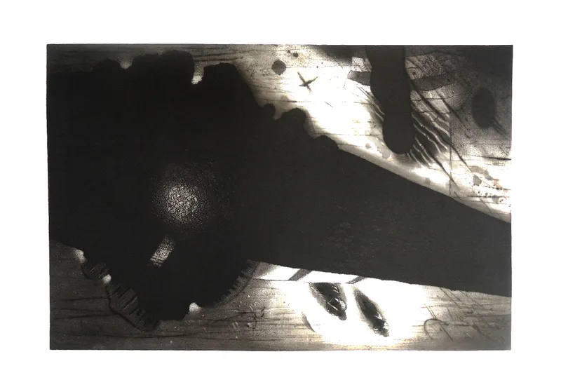 Heinrich Heuer, Untitled, Intaglio print