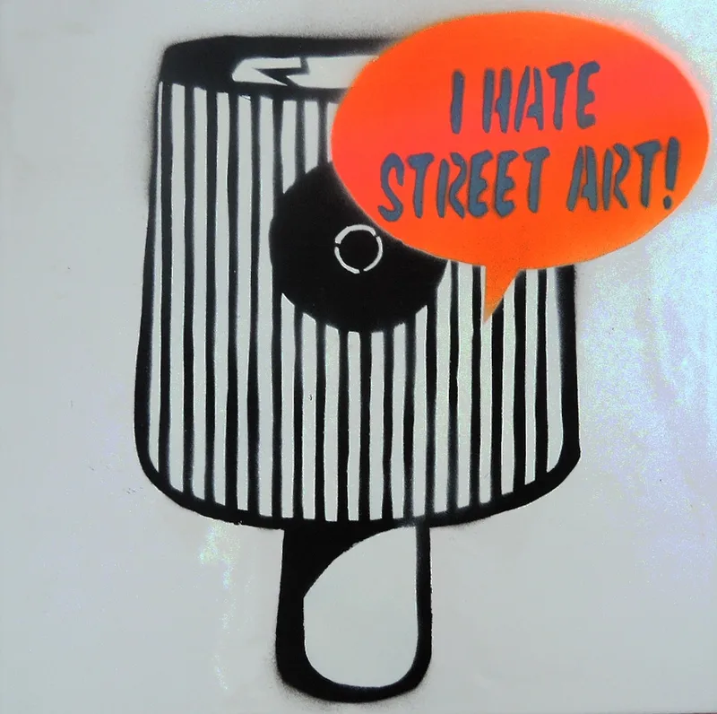 Sebastian Nowak, I hate street art, Keramikfliese
