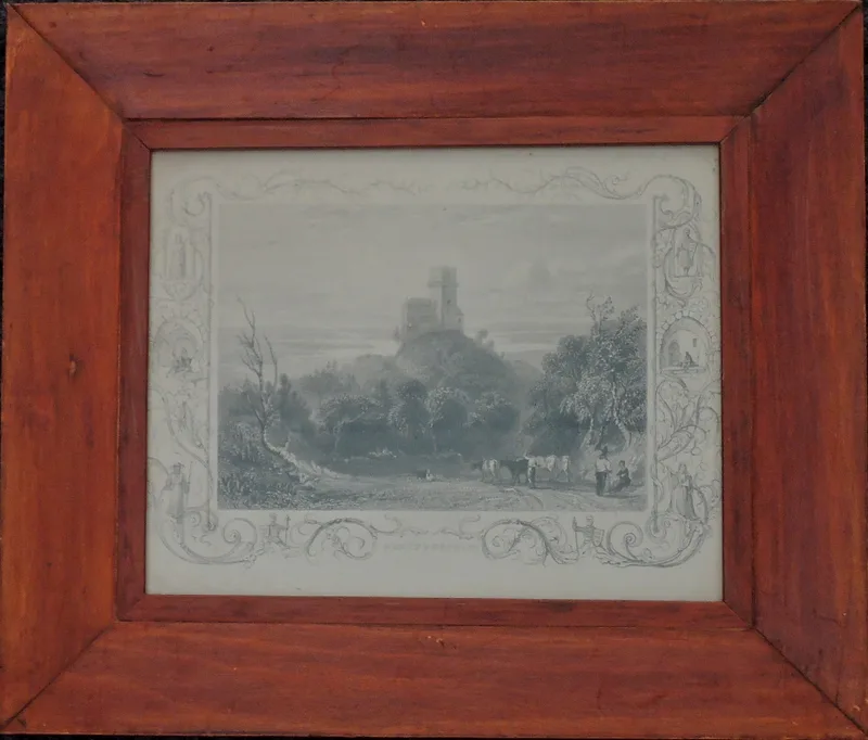 Rudolf Alt, Greifenstein/Donau, Art print J. Axmann/E. Grunewald