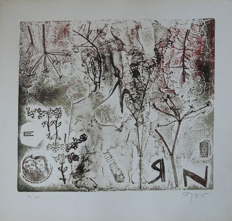 Fred Nowak, Treffpunkt Zaubergarten, Materialdruck 1968