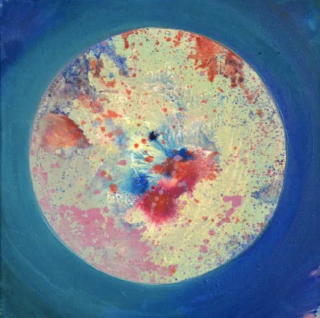 Richard Repey, Solaris 1, Öl auf Leinwand