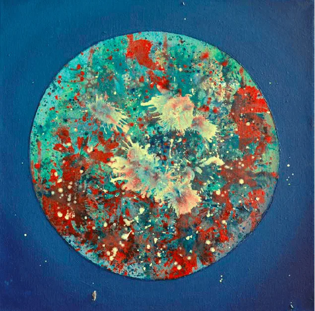 Richard Repey, Solaris 7, Öl auf Leinwand
