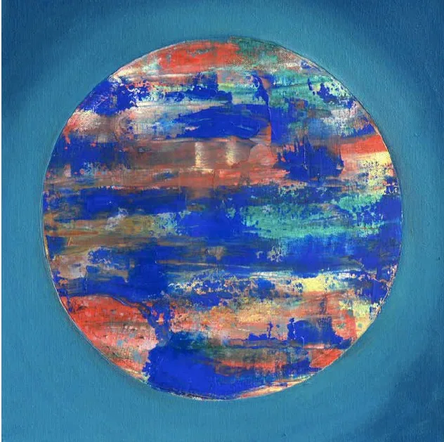 Richard Repey, Solaris 10, Öl auf Leinwand