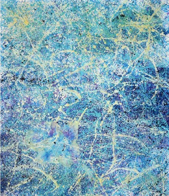 Richard Repey, Irisierend 3, Öl auf Leinwand