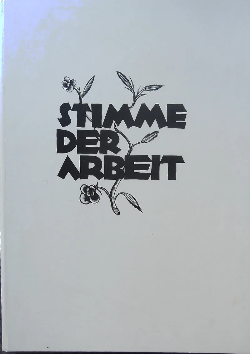 Ernst Preczang, Stimme der Arbeit, Reprint von 1999 nach dem Erstdruck von