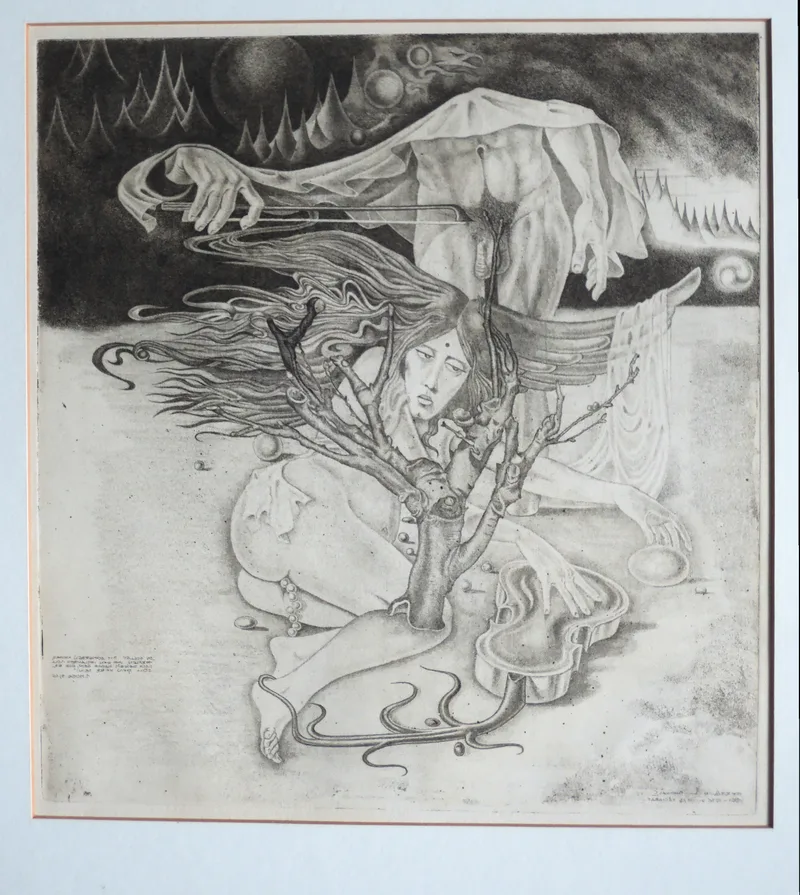 Gerson Kovacs, 1, Mose 3,15, Etching signed in the plate