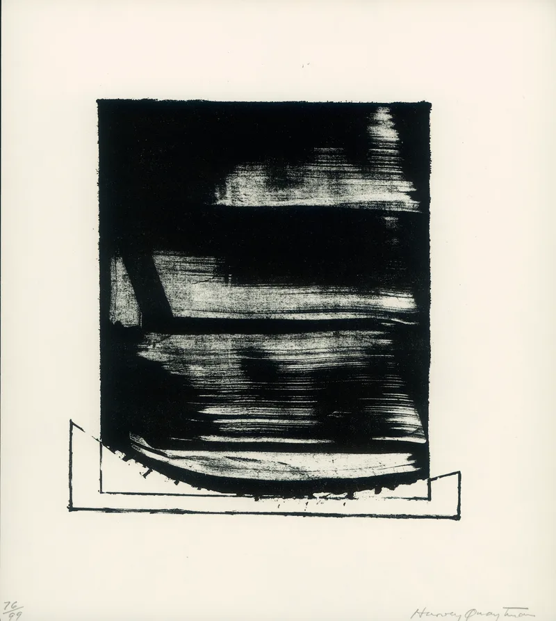 Harvey Quaytman, o.T., Lithographie
