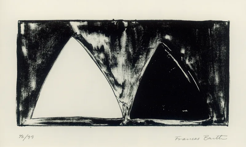 Frances Barth, o.T., Lithographie