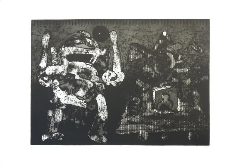 Heinrich Heuer, Bienenzüchter, Etching