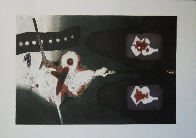 Heinrich Heuer, Fuge I, Etching