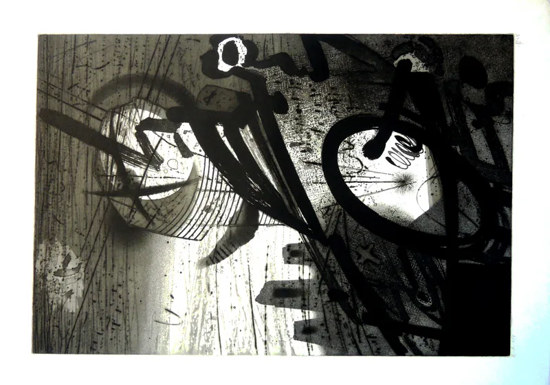 Heinrich Heuer, High Tech, Etching