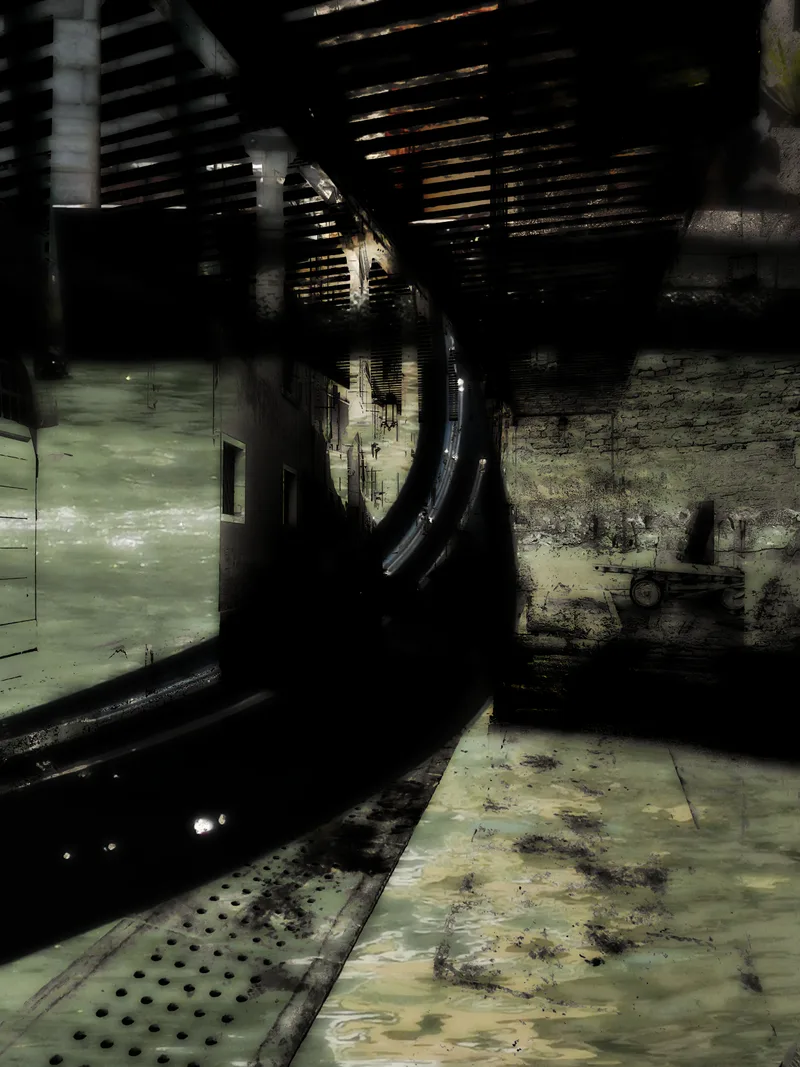Momo Höflinger, Venice, Digitale Fotoüberlagerung, 2022