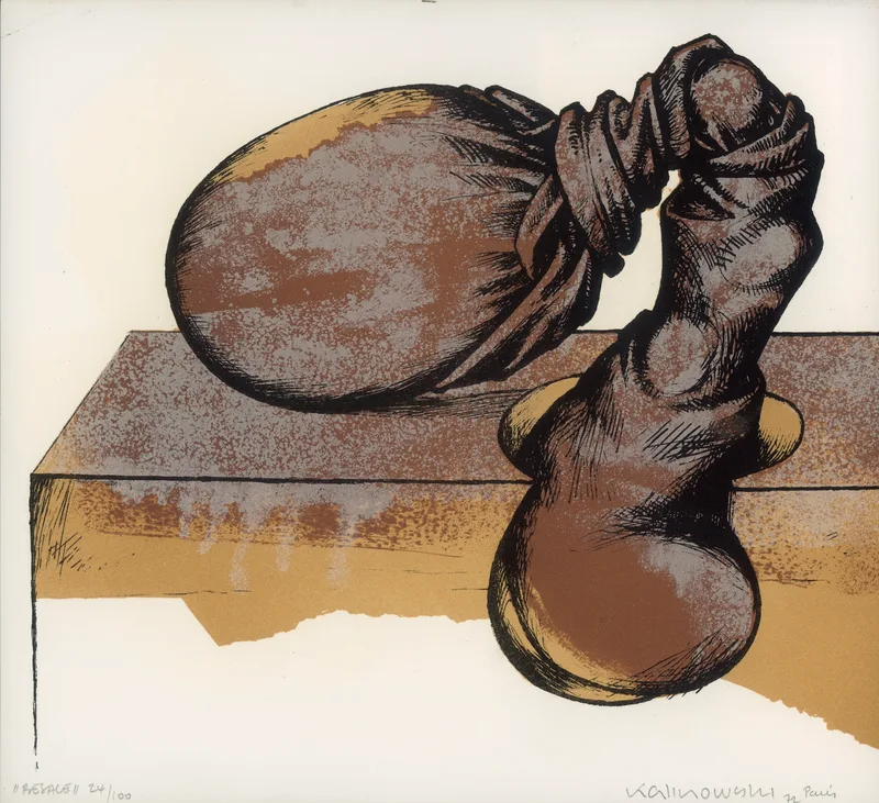 Horst Egon Kalinowski, Besace-Der Sack, Lithograph