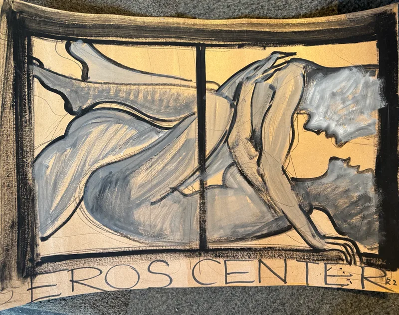 N. N., Eroscenter II, Mixed media