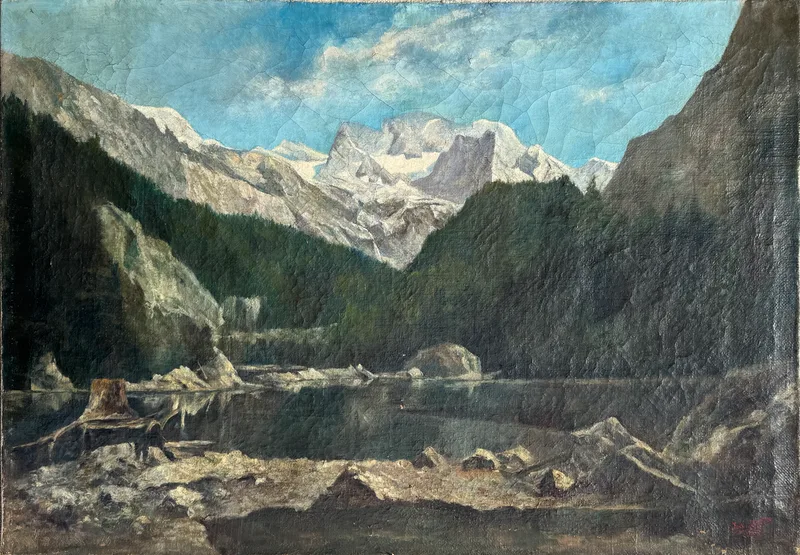 Josef Kafka, Ankogel (Salzburg/Kärnten), Oil on canvas