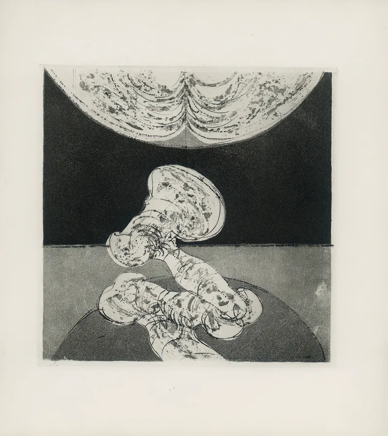 Rudolf Hoflehner, o.T., Radierung