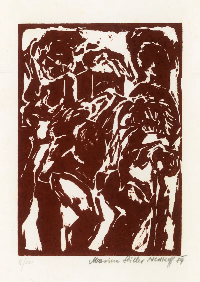 Marina Seiller-Nedkoff, o.T., LINOLSCHNITT