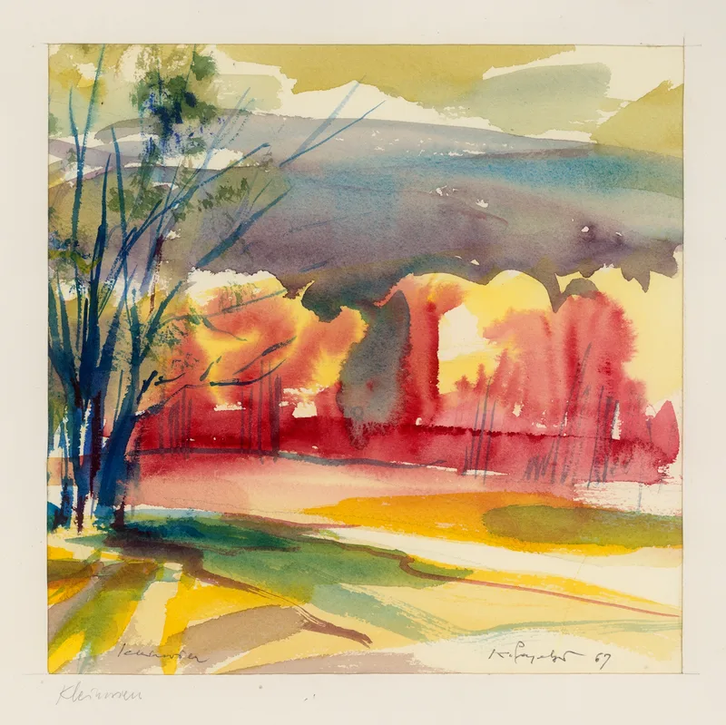 Kurt Panzenberger, Kleinasien, Aquarell